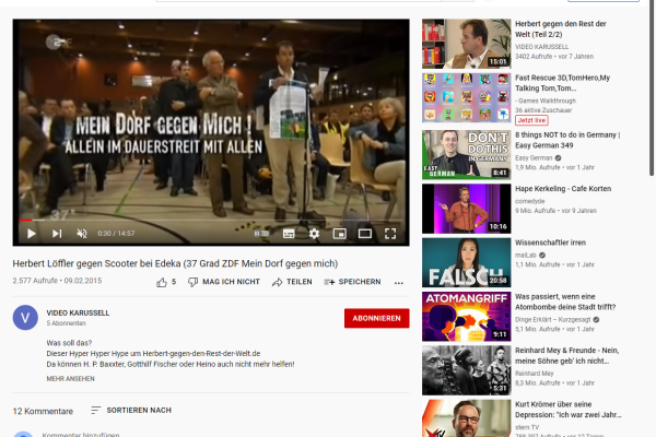 09.02.2015: ZDF 37Grad - Mein Dorf gegen mich